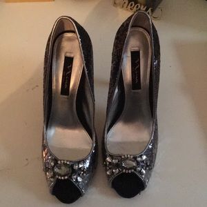 Super tall and sparkly heels